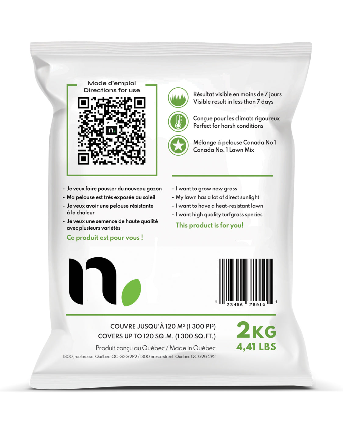 Sun grass seed - 2kg
