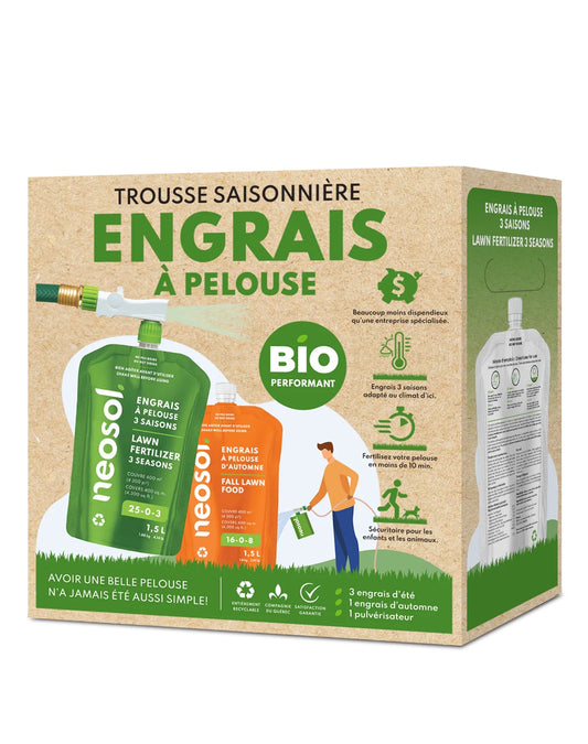 Trousse Saisonnière – Engrais à Pelouse Neosol