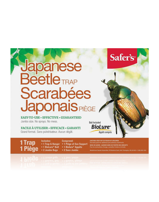 Safer's Japanese Beetle Trap Kit with BioLure Bait - White Grubs