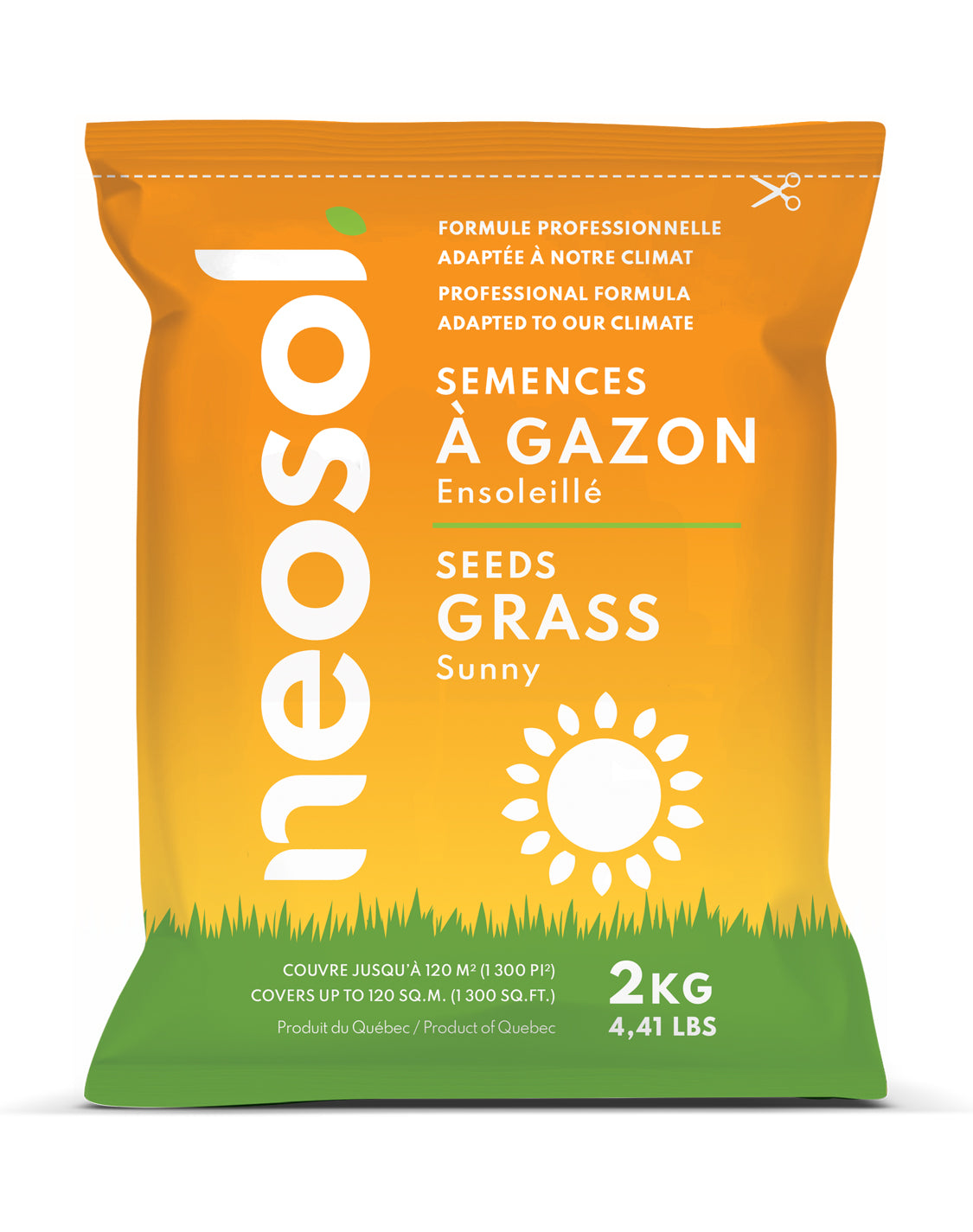 Semence à gazon soleil - 2kg