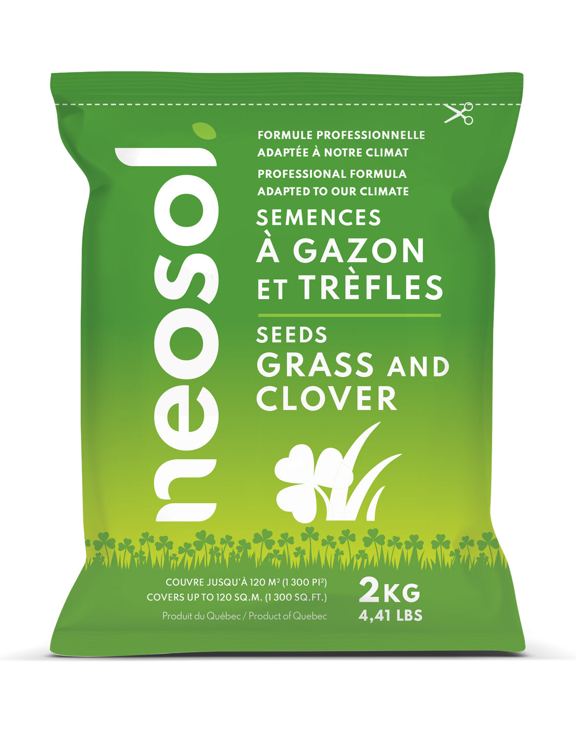 Grass seed and clover - 2kg